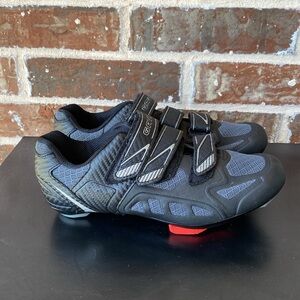 Gavin Road Bike / Indoor Cycling Black & Gray Spin Shoes EU Size 39 / US 7
